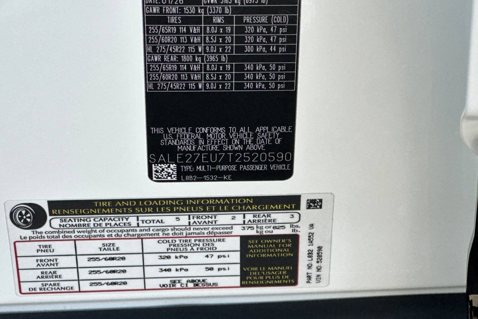 New 2026 Land Rover Defender 110 X-Dynamic SE AWD/4WD image 25
