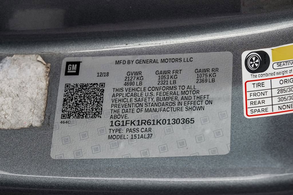 Used 2019 Chevrolet Camaro ZL1 image 66