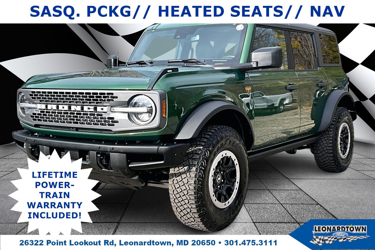 Used 2024 Ford Bronco Badlands w/ Sasquatch Package