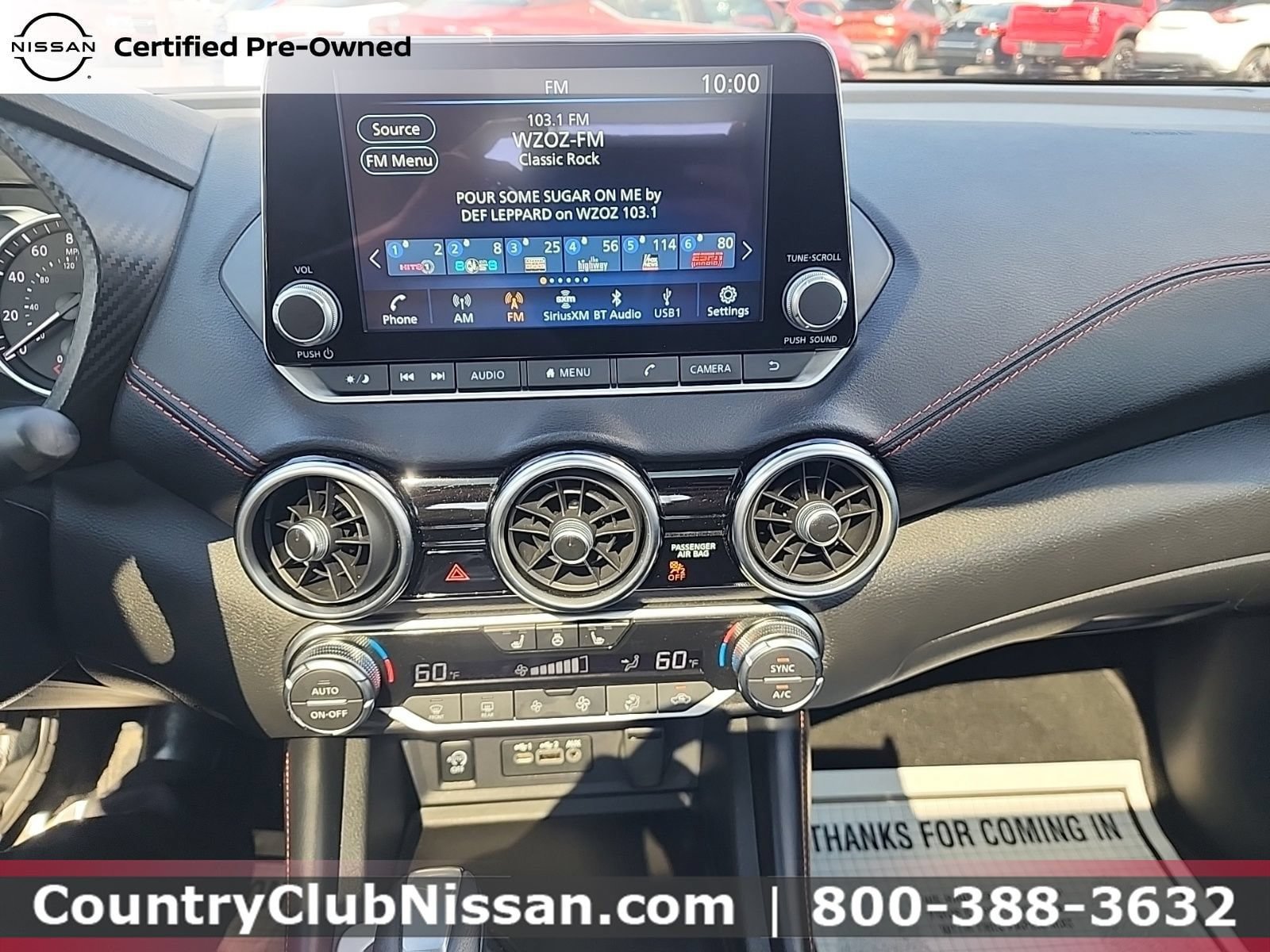 Certified 2024 Nissan Sentra SR w/ SR Premium Package FWD image 14