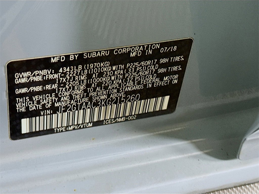 Used 2019 Subaru Crosstrek 2.0i image 32