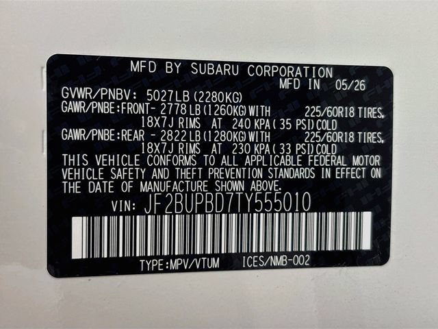 New 2026 Subaru Outback Premium AWD/4WD image 33