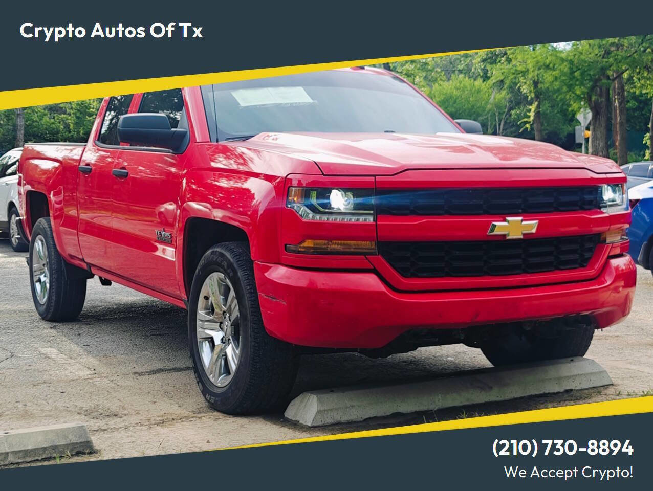 Used 2018 Chevrolet Silverado 1500 Custom w/ Texas Edition RWD image 1
