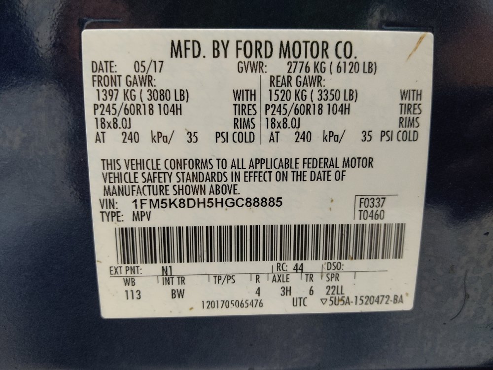 Used 2017 Ford Explorer XLT w/ Equipment Group 202A AWD/4WD image 33