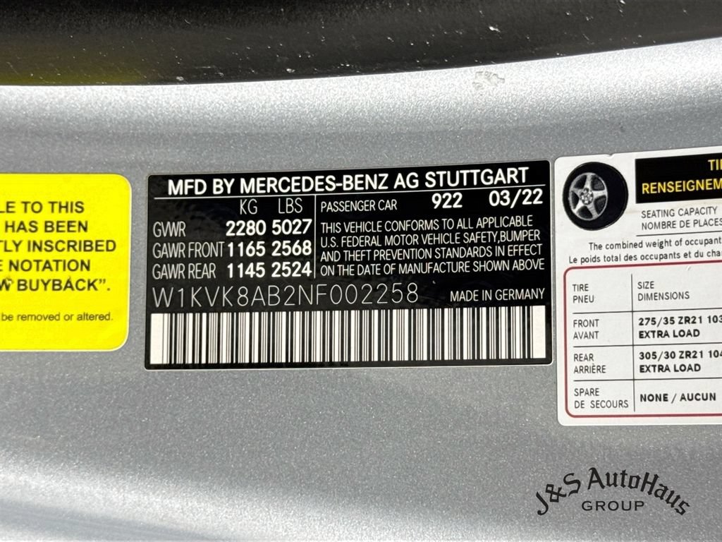 Used 2022 Mercedes-Benz SL 55 AMG 4MATIC image 42