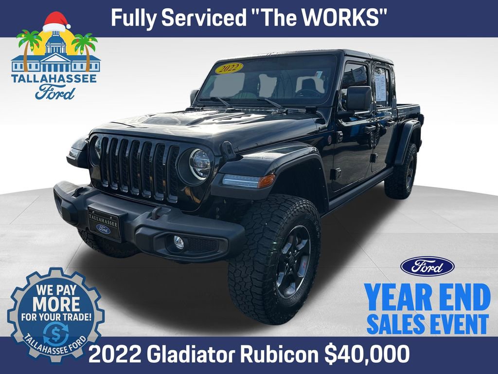 Used 2022 Jeep Gladiator Rubicon w/ LED Lighting Group
