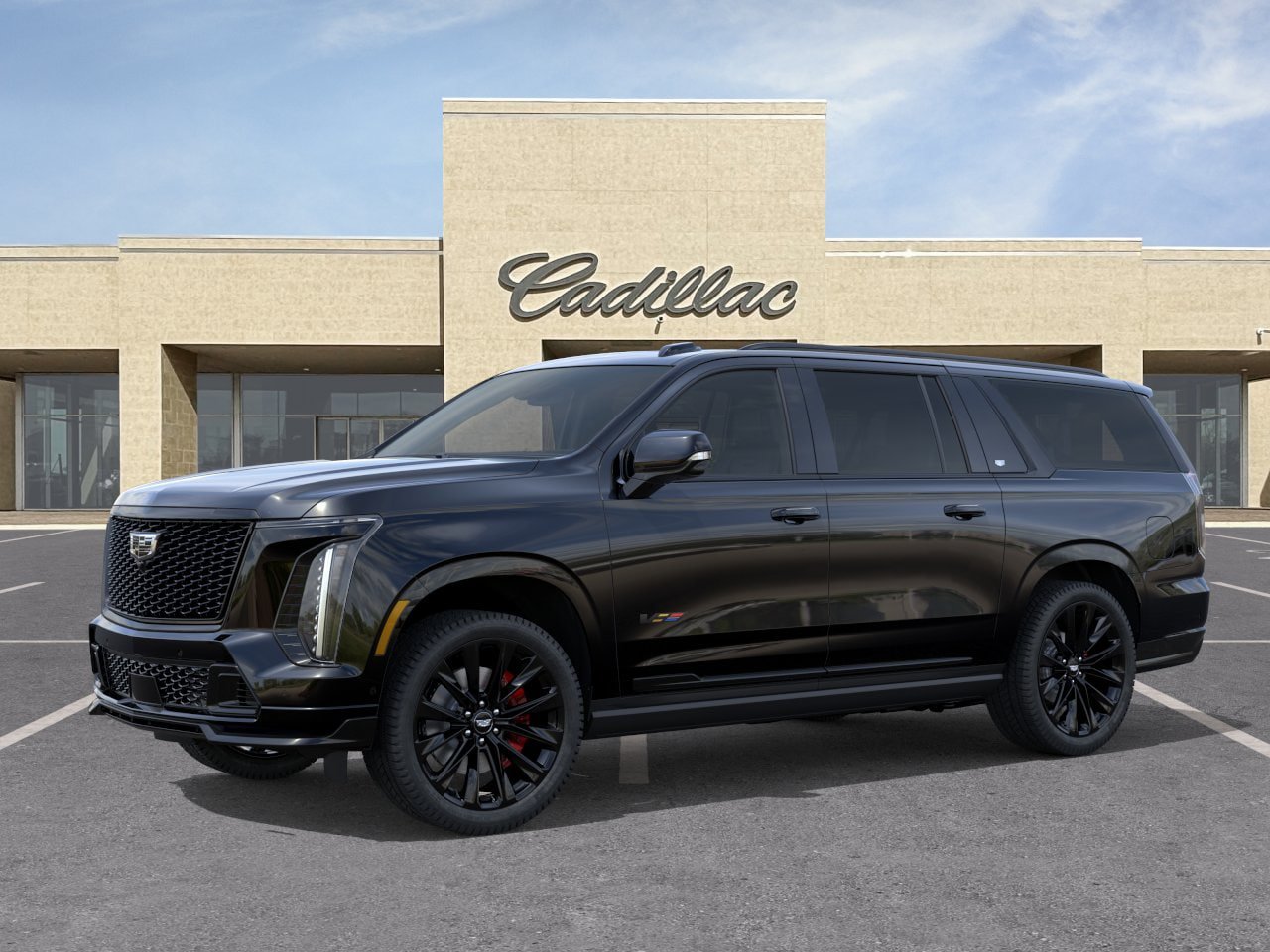 New 2026 Cadillac Escalade ESV V w/ LPO, ONYX Package AWD/4WD image 2
