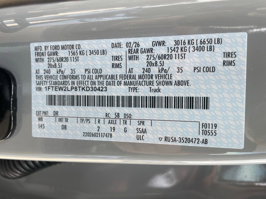 New 2026 Ford F150 STX w/ Equipment Group 200A AWD/4WD image 41
