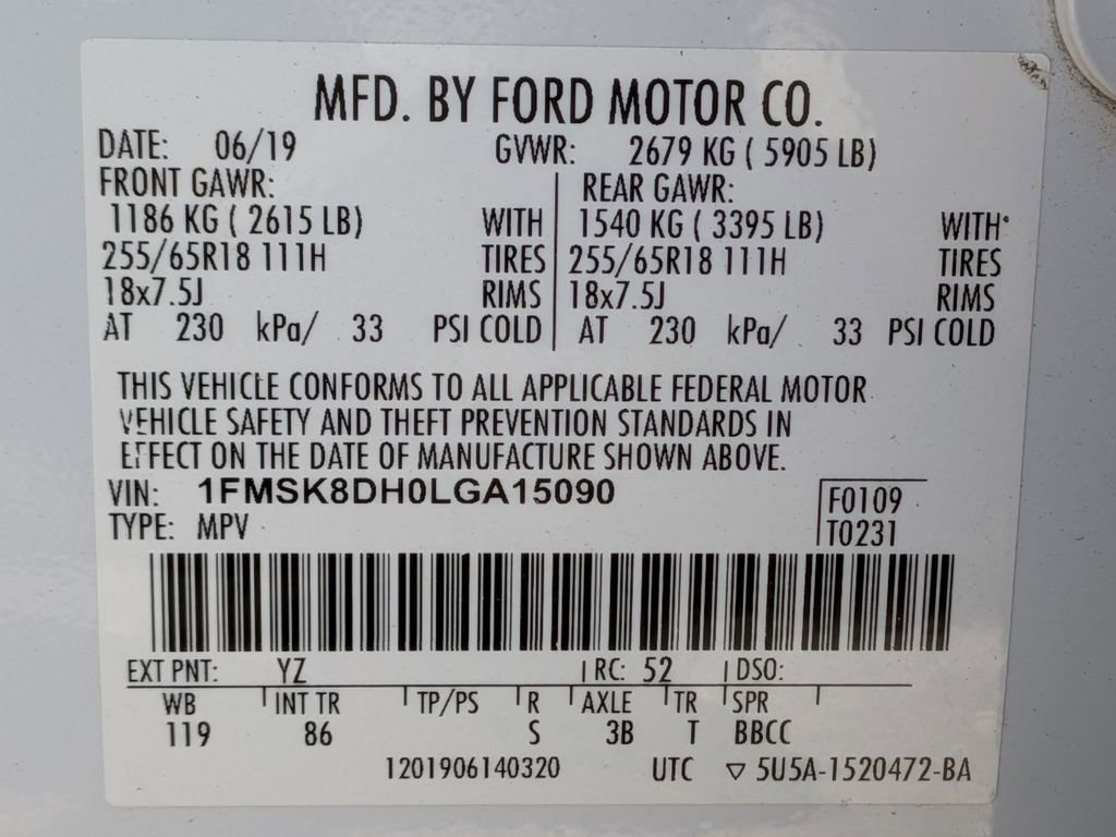 Used 2020 Ford Explorer XLT w/ Class III Trailer Tow Package image 28