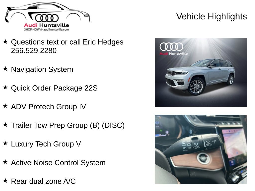 Used 2023 Jeep Grand Cherokee Summit w/ Adv Protech Group IV RWD image 6