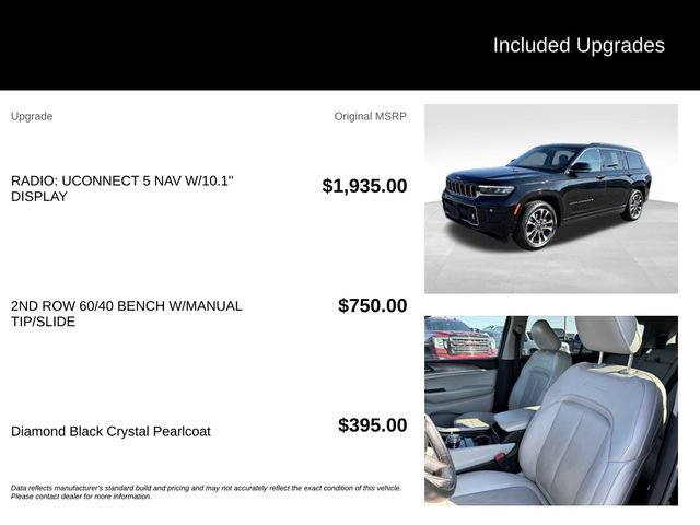 Used 2022 Jeep Grand Cherokee L Overland AWD/4WD image 5