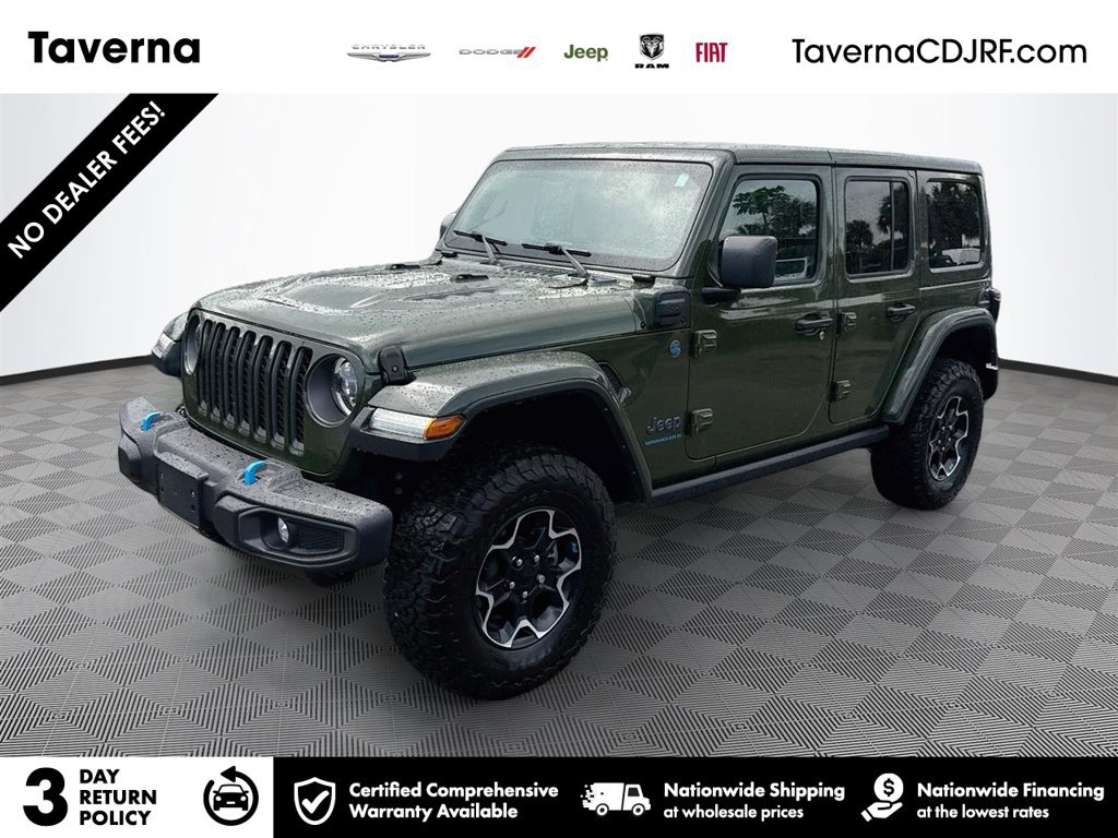 Certified 2023 Jeep Wrangler Unlimited Rubicon 4xe w/ Cold Weather Group