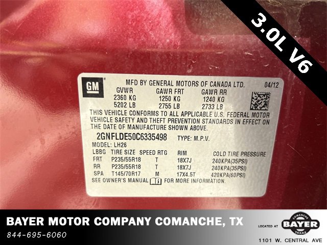 Used 2012 Chevrolet Equinox LT w/ All-Star Package image 37