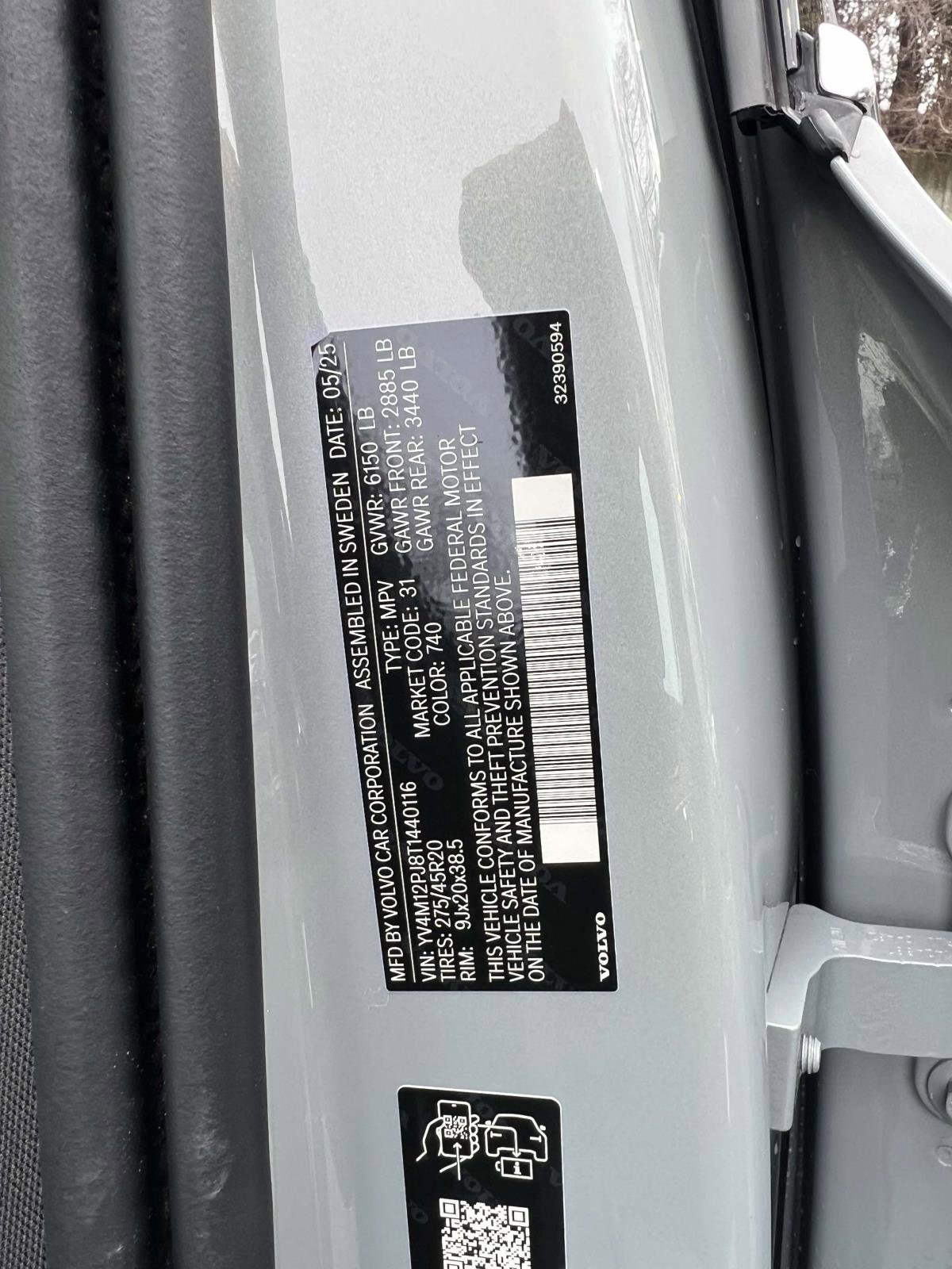 Used 2026 Volvo XC90 B5 Core w/ Protection Package image 20