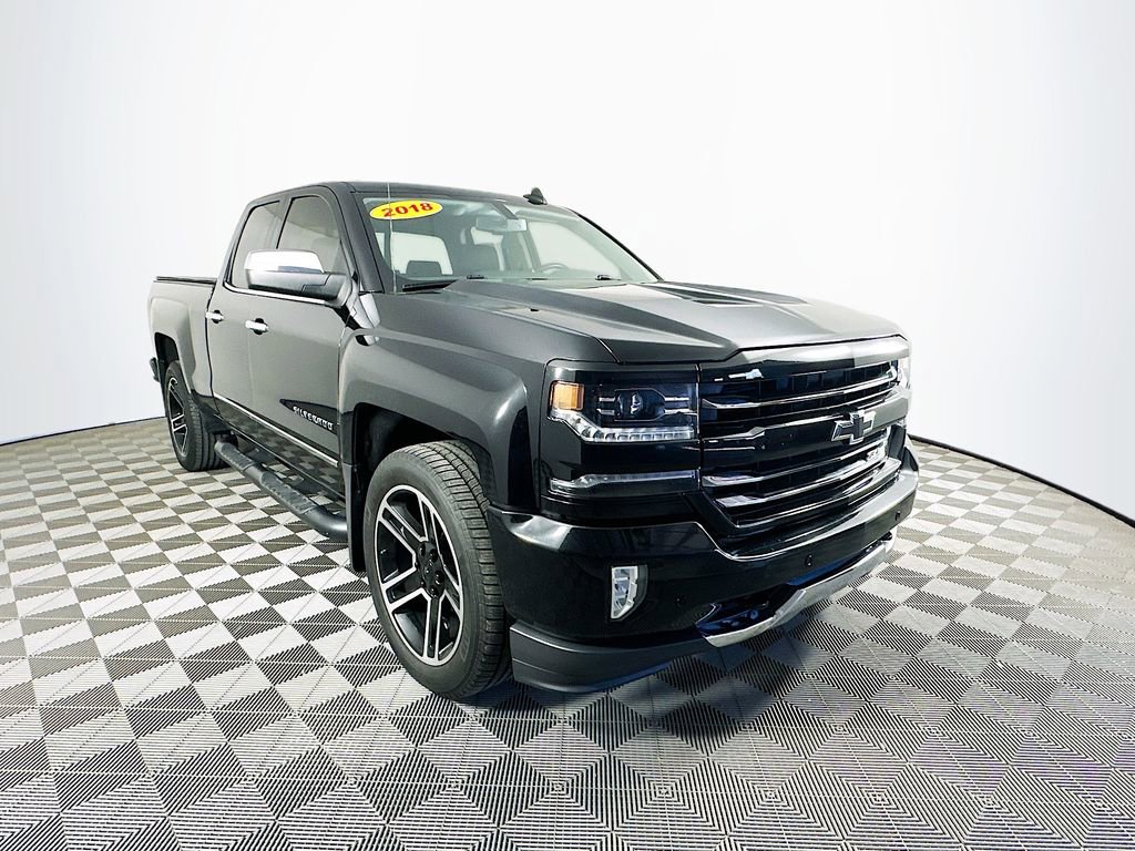 Used 2018 Chevrolet Silverado 1500 LTZ Z71 w/ LPO, Black Pack image 2