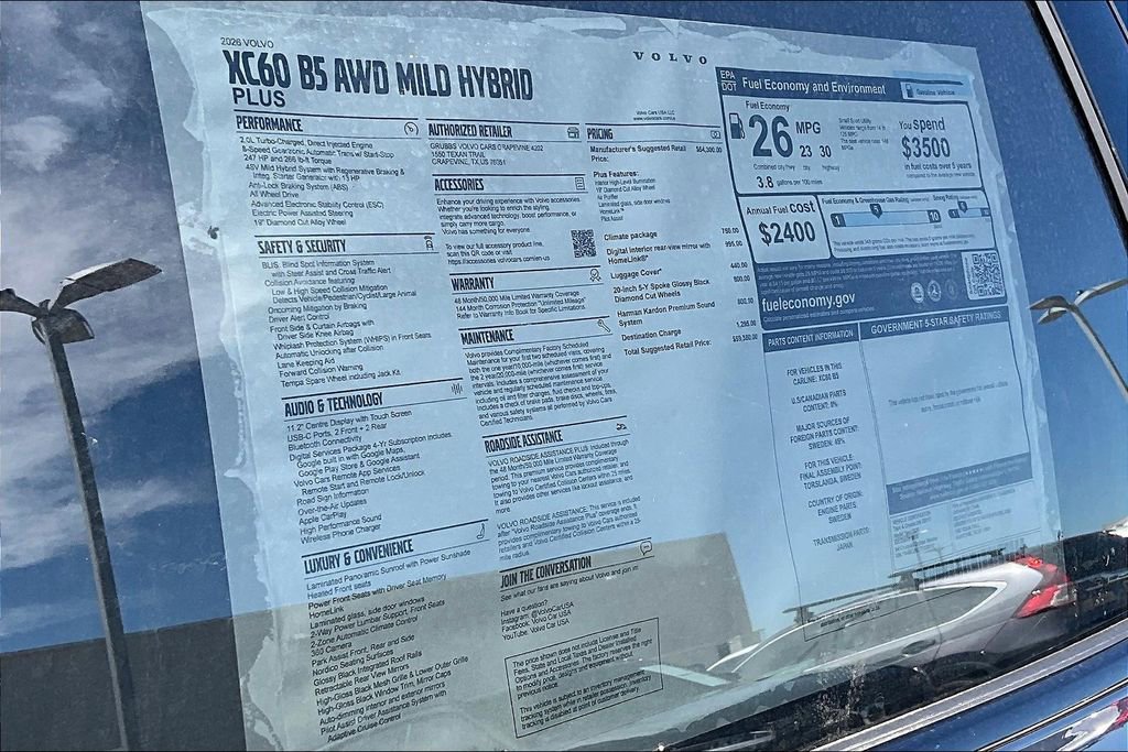 New 2026 Volvo XC60 B5 Plus w/ Climate Package image 26