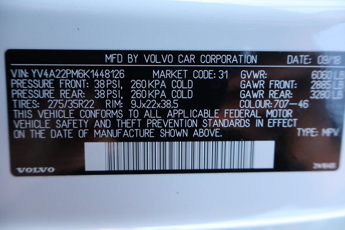 Used 2019 Volvo XC90 T6 R-Design w/ Advanced Package AWD/4WD image 50