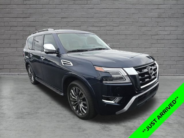 Certified 2023 Nissan Armada Platinum w/ Captain's Chairs Package