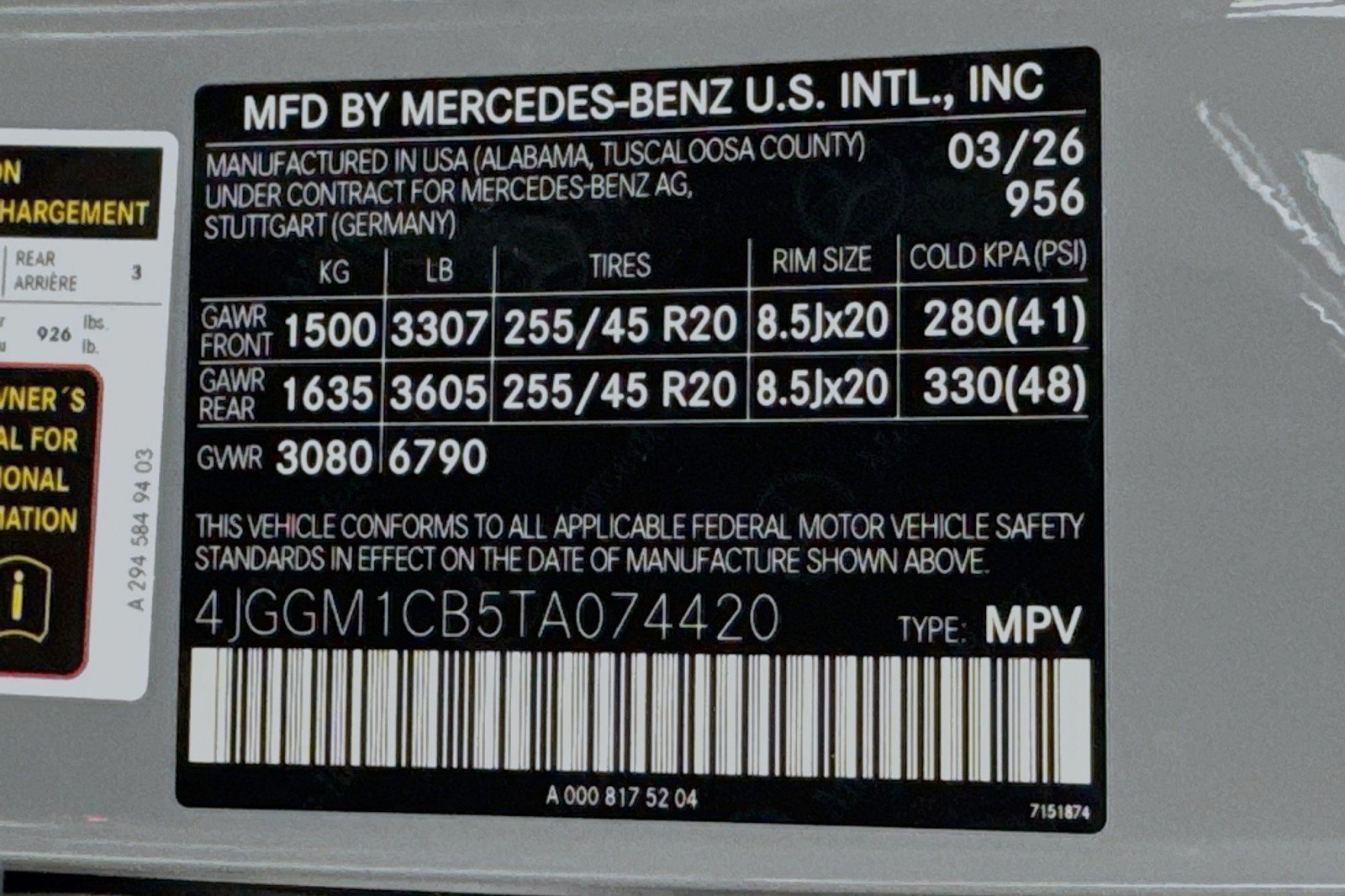 New 2026 Mercedes-Benz EQE 320 4MATIC SUV image 23