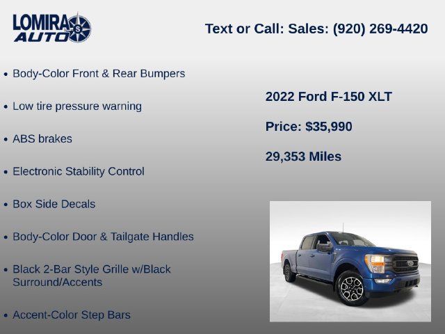 Used 2022 Ford F150 XLT w/ Equipment Group 301A Mid AWD/4WD image 33