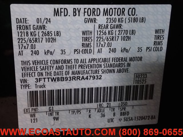 Used 2024 Ford Maverick XL w/ Equipment Group 100A Standard AWD/4WD image 23
