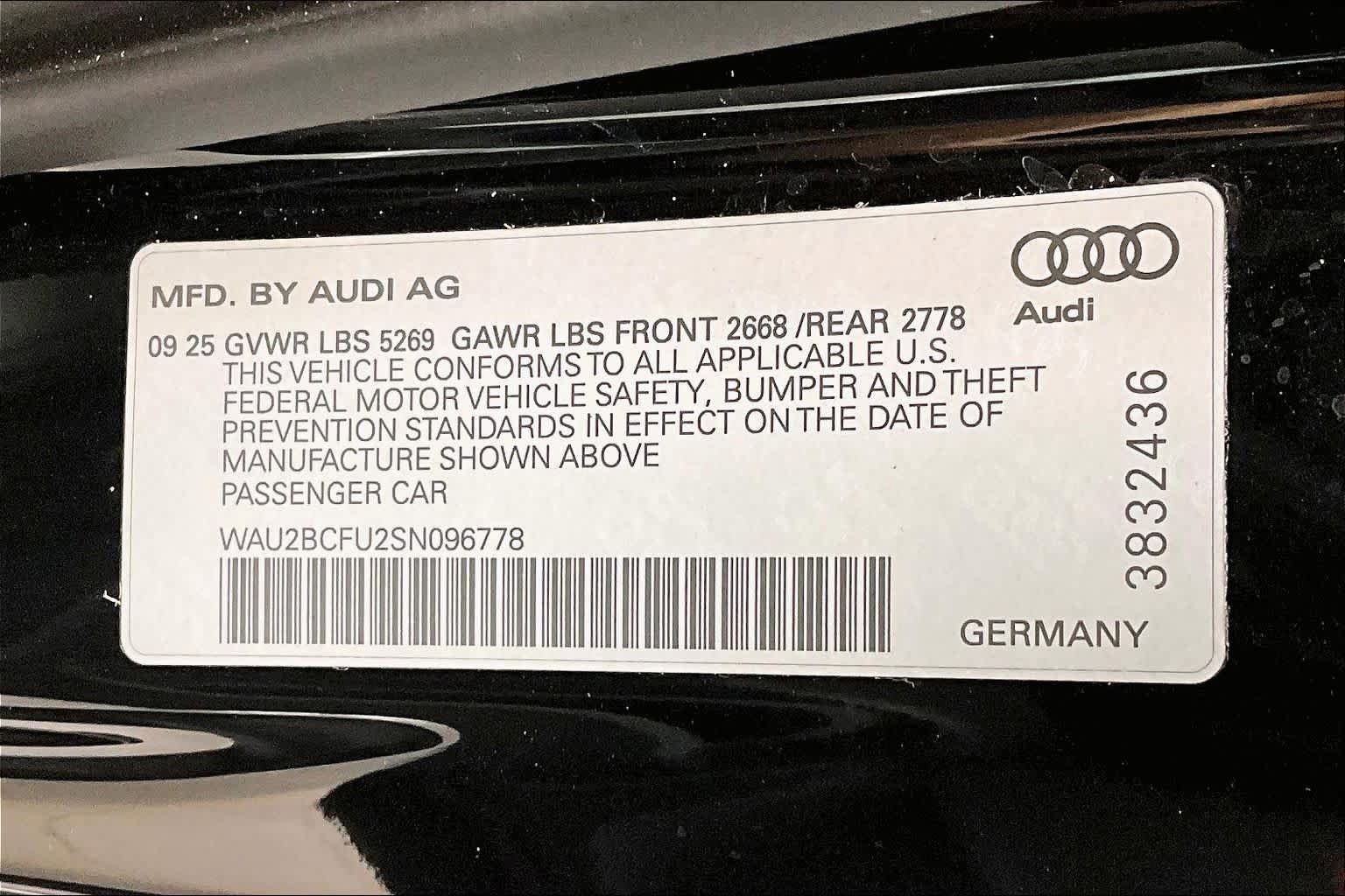 Certified 2025 Audi A5 2.0T Premium Plus w/ Premium Plus AWD/4WD image 34