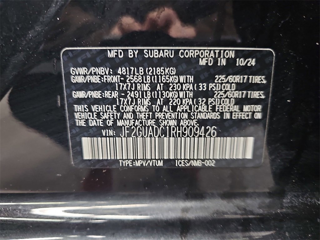 Used 2024 Subaru Crosstrek 2.0i Premium image 35