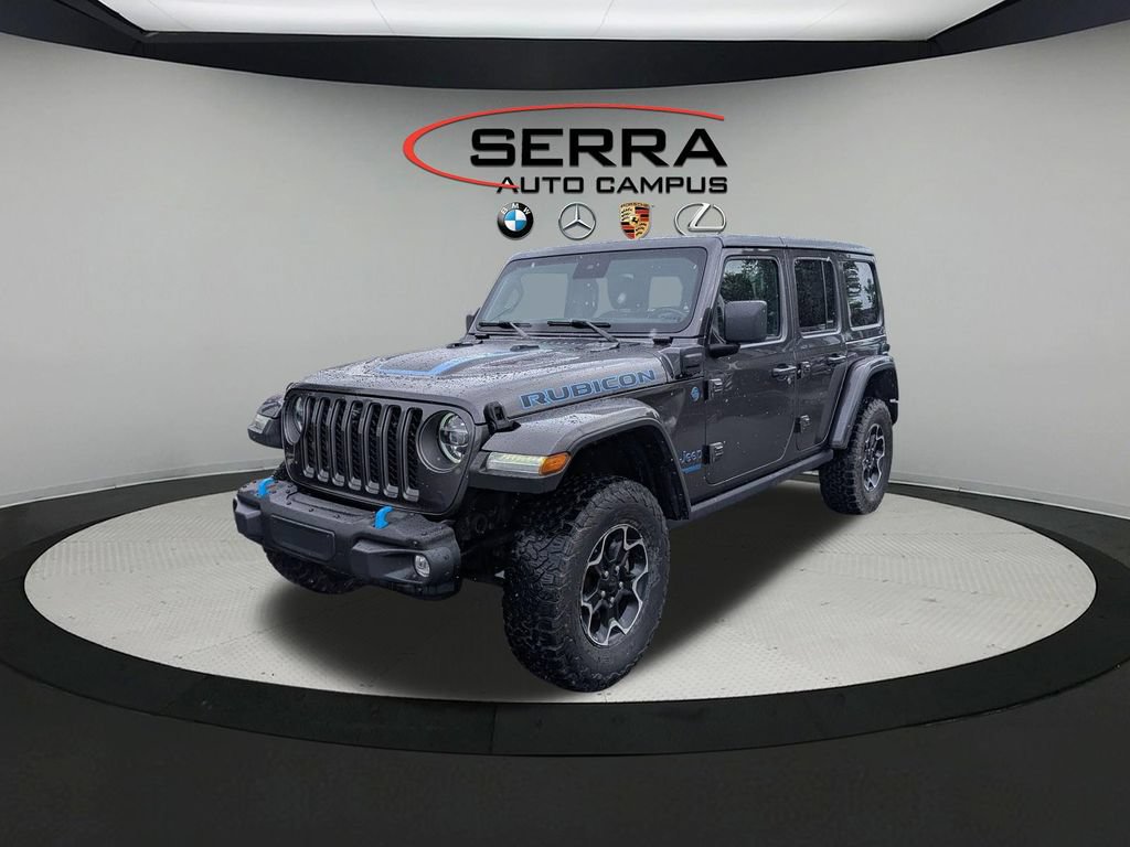 Used 2021 Jeep Wrangler Unlimited Rubicon 4xe w/ Steel Bumper Group