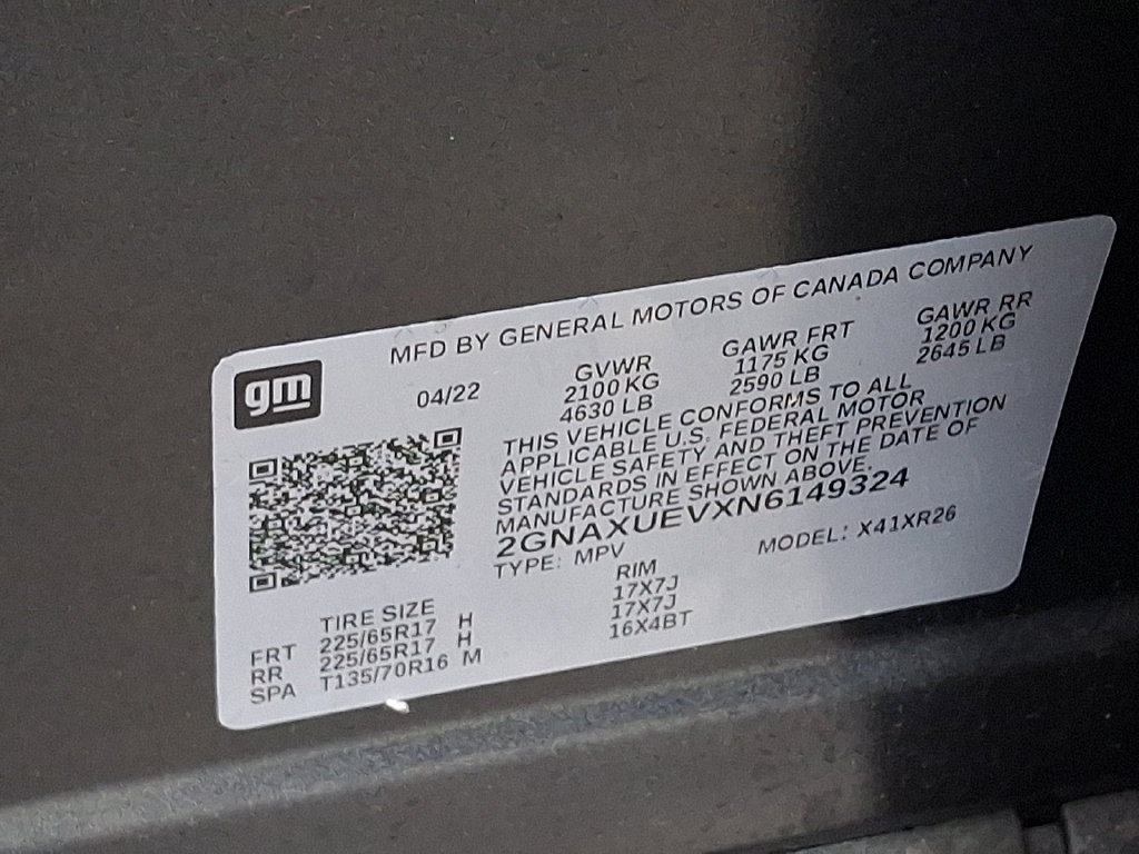 Used 2022 Chevrolet Equinox LT AWD/4WD image 26