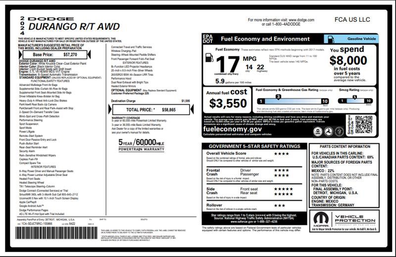 Used 2024 Dodge Durango R/T image 3