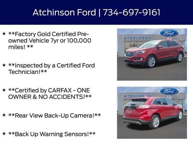 Certified 2023 Ford Edge Titanium AWD/4WD image 5