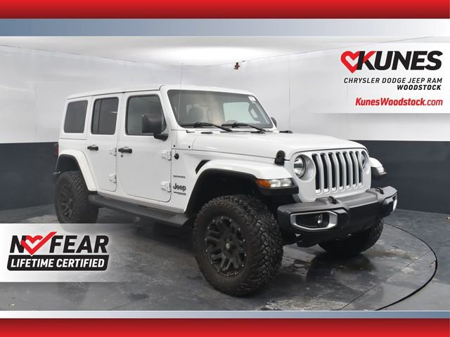 Used 2021 Jeep Wrangler Unlimited Sahara w/ Uconnect 4C Nav & Sound Group image 1