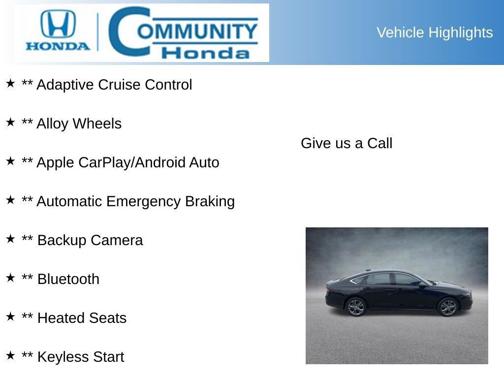 Certified 2023 Honda Accord EX image 8