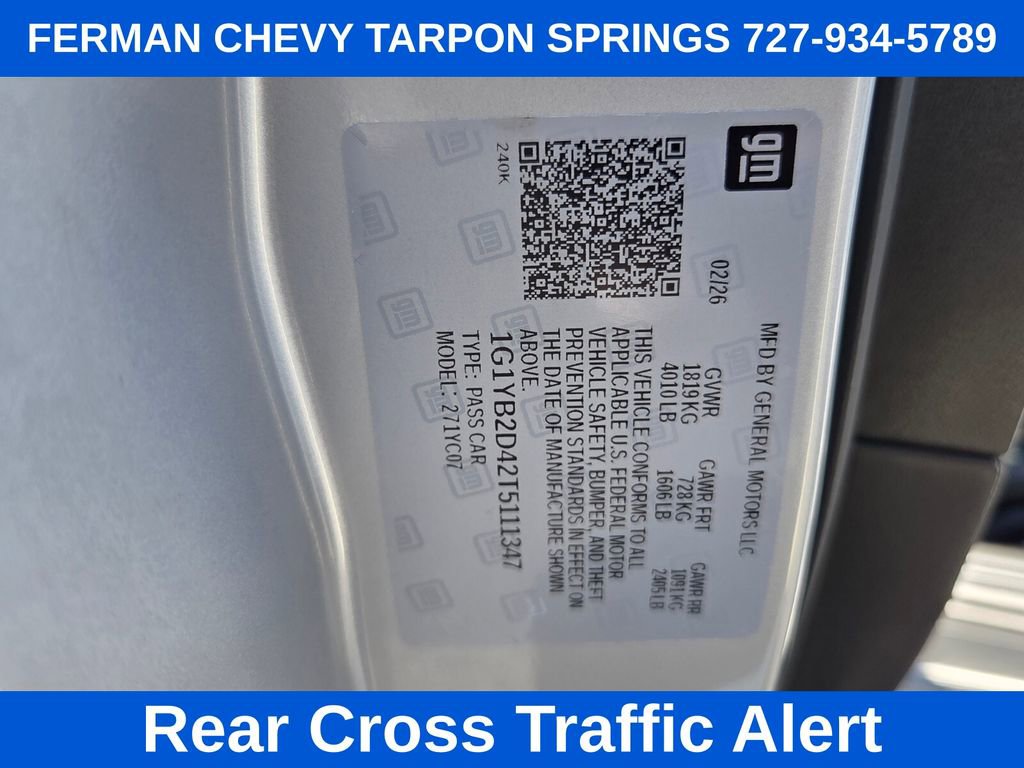 New 2026 Chevrolet Corvette Stingray Preferred Cpe w/ 2LT RWD image 21