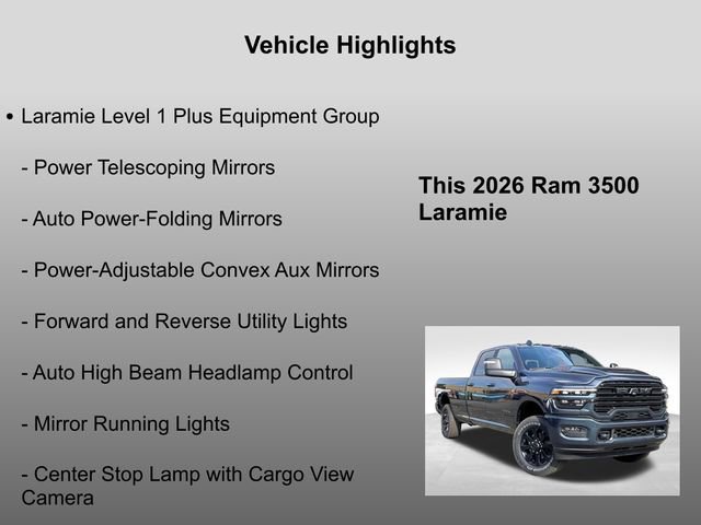 New 2026 RAM 3500 Laramie w/ Night Edition image 15