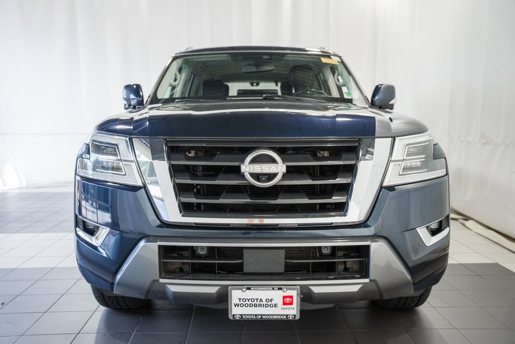 Used 2021 Nissan Armada SL w/ Captain's Chairs Package AWD/4WD image 2