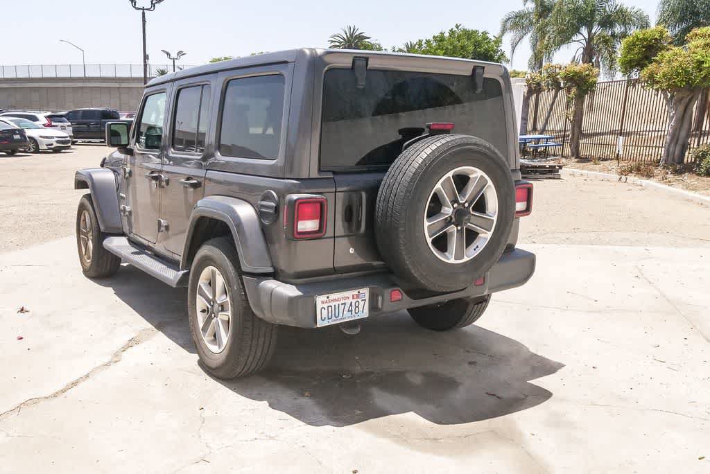 Used 2020 Jeep Wrangler Unlimited Sahara w/ Uconnect 4C Nav & Sound Group AWD/4WD image 7