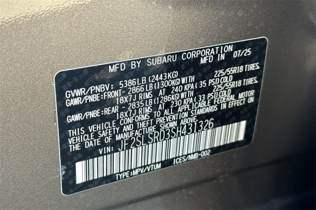 New 2025 Subaru Forester Limited image 23