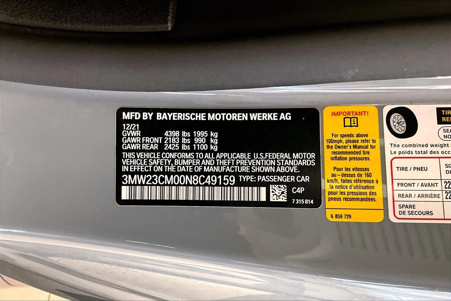 Used 2022 BMW 230i Coupe w/ M Sport Package RWD image 31