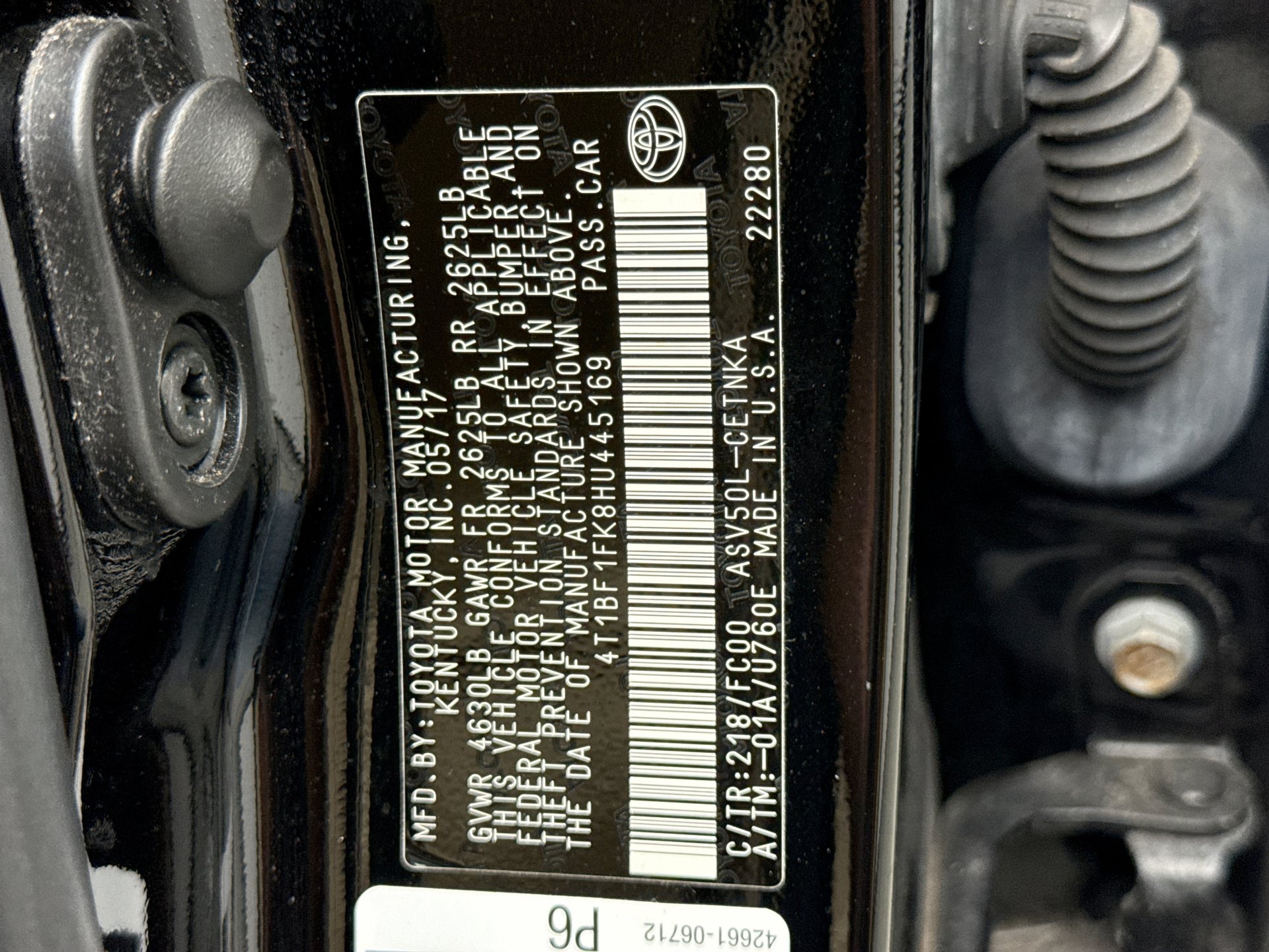 Used 2017 Toyota Camry LE FWD image 22