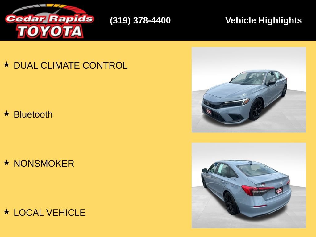 Used 2022 Honda Civic Sport image 15