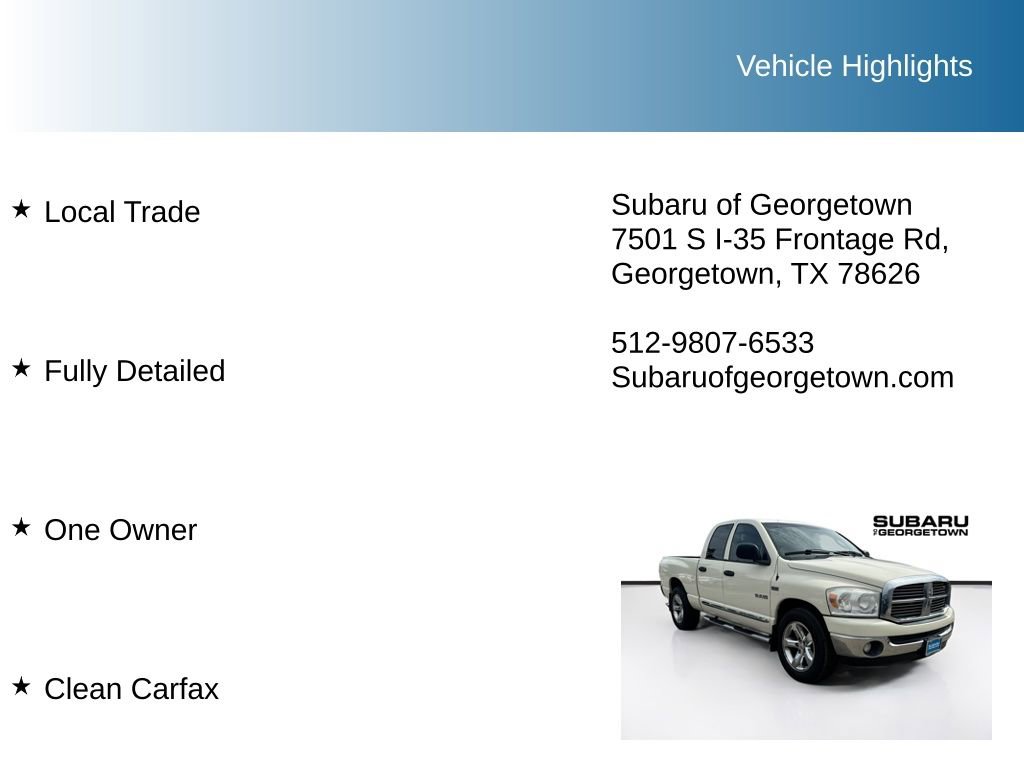 Used 2008 Dodge Ram 1500 Truck SLT w/ Cool Chrome Pkg RWD image 10