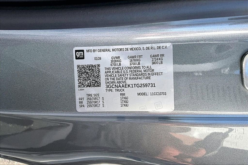 New 2026 Chevrolet Silverado 1500 W/T w/ WT Safety Package RWD image 11