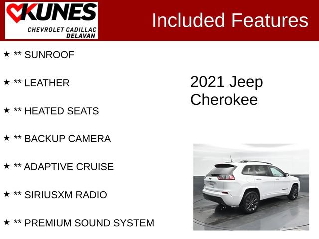 Used 2021 Jeep Cherokee High Altitude AWD/4WD image 3