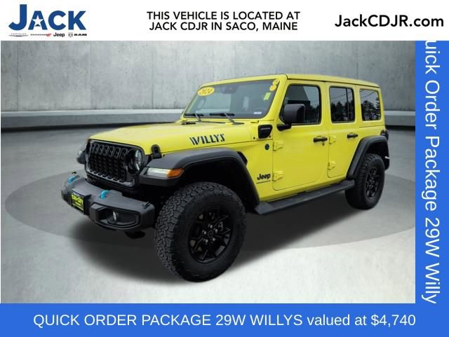 Used 2024 Jeep Wrangler Willys 4xe