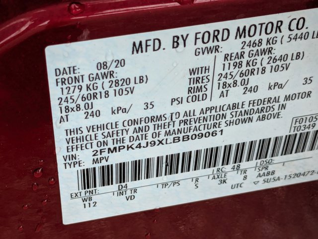 Used 2020 Ford Edge SEL w/ Convenience Package AWD/4WD image 15