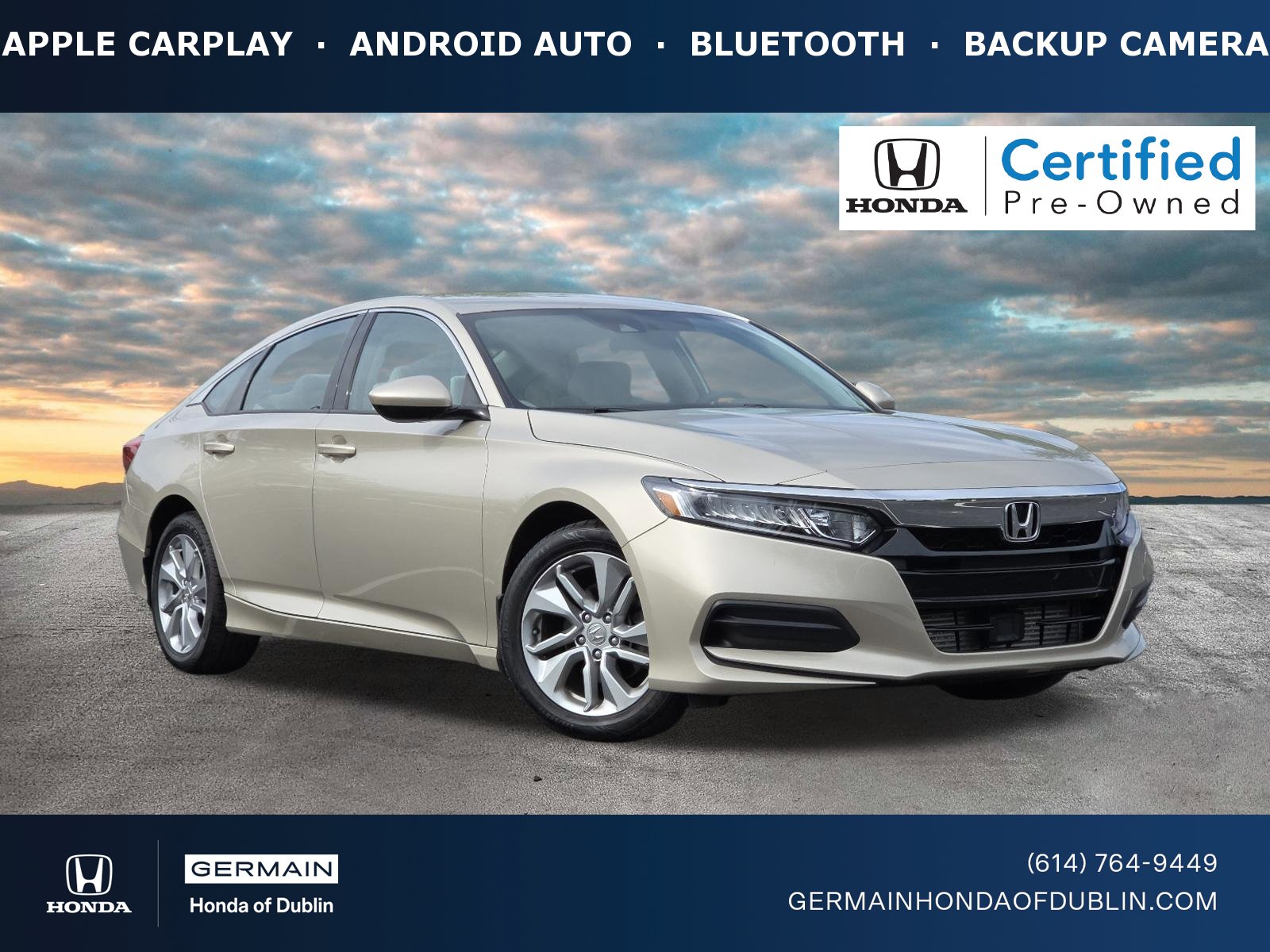 Certified 2020 Honda Accord LX