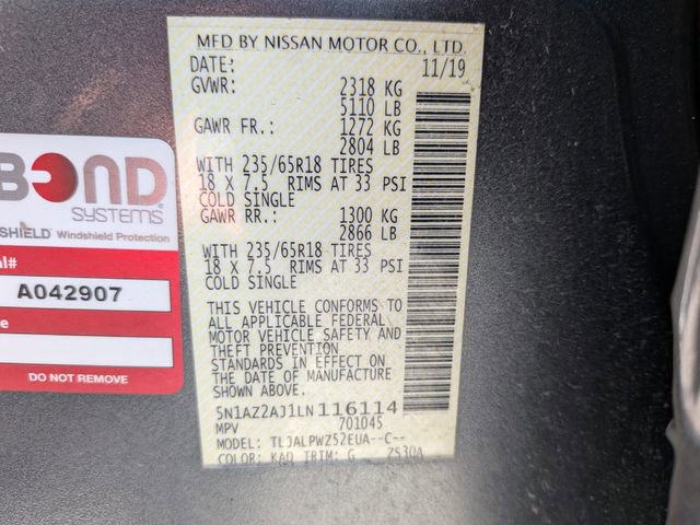 Used 2020 Nissan Murano S w/ Technology Package image 23