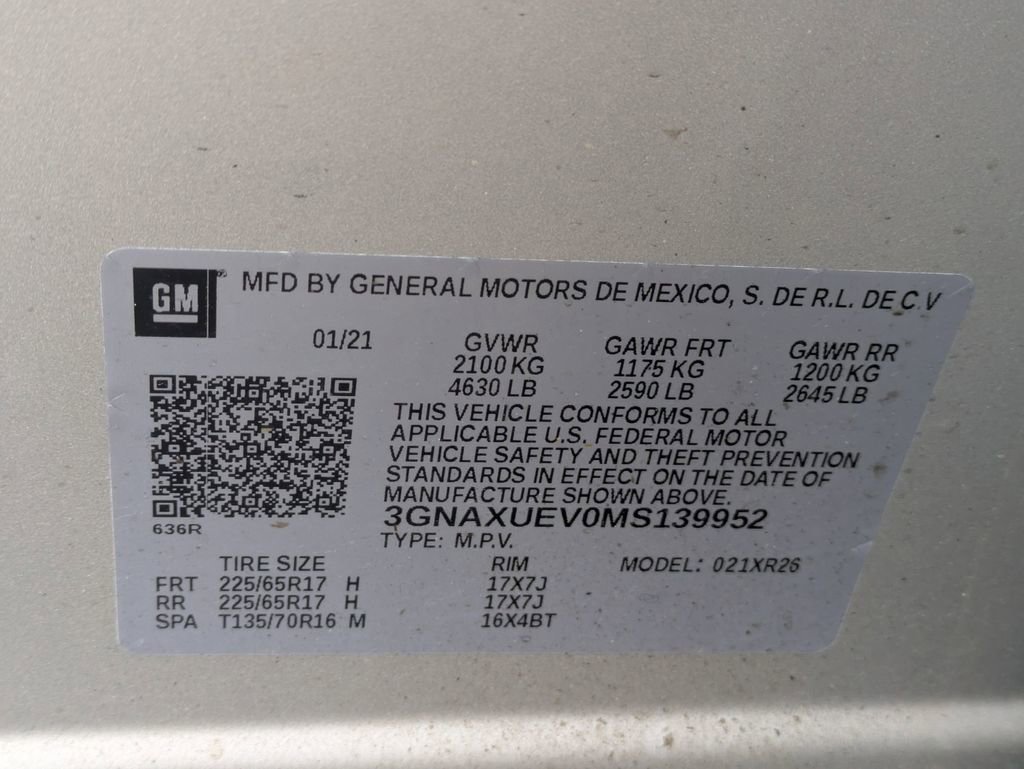 Used 2021 Chevrolet Equinox LT AWD/4WD image 10