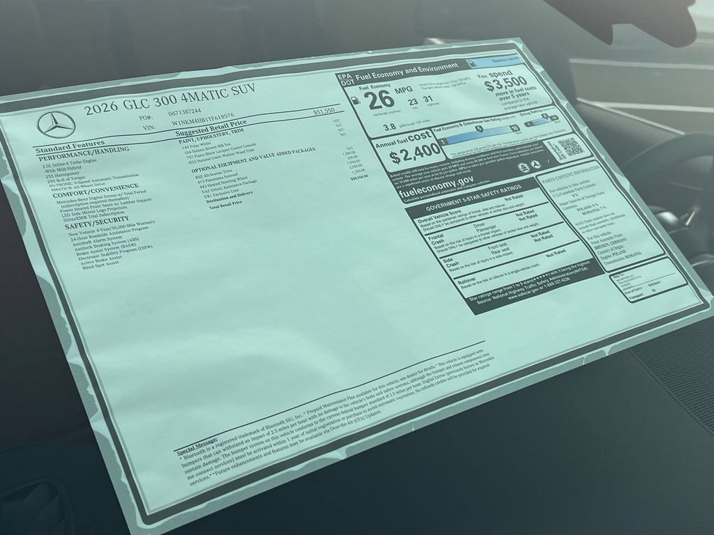 New 2026 Mercedes-Benz GLC 300 4MATIC image 36